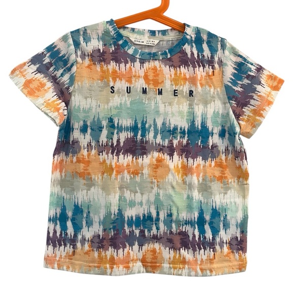 Toddler Tie Dye Summer T-Shirt - Picture 1 of 4